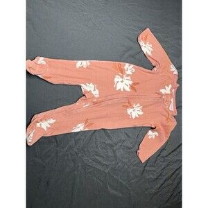 Baby Flower PJ Jumper with double zipper